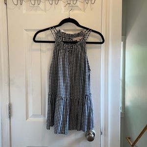 Loft black and white tank